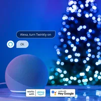 Twinkly Strings USB-C Pearls Guirlande lumineuse intelligente Wi-Fi/Bluetooth