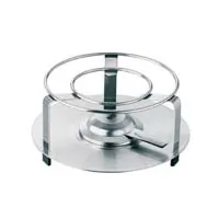 Stöckli Fondue-Rechaud Atlantis Inox Silber - Material: Stahl - Betriebsart: Pastenbrenner - Detailfarbe: Silber - Set: Nein