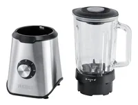 FURBER Standmixer Crusher Silber - Motorleistung: 1000 W - Funktionen: Impulsfunktion - Zerkleinern - Mixen - Smoothies - Ice Crush - Fassungsvermögen Saftbehälter: 1.5 l - Detailfarbe: Silber