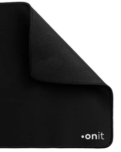 onit Mausmatte Pro Schwarz - Tiefe: 300 mm - Breite: 780 mm - Detailfarbe: Schwarz - Form: Eckig - Höhe: 3 mm - Handgelenkauflage: Nein