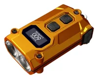 Nitecore Taschenlampe TINI3 600 lm, Orange - Einsatzbereich: Outdoor & Camping - Betriebsart: Akkubetrieb - Leuchtmittel: LED - Wasserfest: Ja - Leuchtweite: 90 m - Max. Laufzeit: 85 h