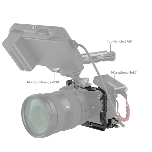 Smallrig Cage Sony Alpha 7C II / Alpha 7CR Kit - Detailfarbe: Schwarz