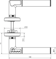 ASSA ABLOY Code Handle 492-08 matt, Ausführung A - Detailfarbe: Silber - Montage: Türe - Stromversorgung: Batteriebetrieb - Verbindungsmöglichkeiten: Keine - App kompatibel: Nein