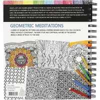 Creativ Company Malbuch Geometrische Meditation 19.5 x 23 cm, 64 Seiten - Papierformat: 19.5 x 24 cm - Produkttyp: Malbuch - Anwender: Anfänger - Erwachsene