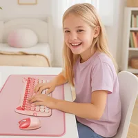 Logilink 70x30 cm XXL Schreibtischunterlage, pink