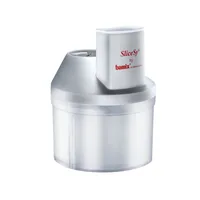 Bamix Zerkleinerer-Aufsatz SliceSy Lichtgrau - Zubehörtyp: Stabmixer-Aufsatz - Kompatible Küchenmaschinen: Bamix Stabmixer