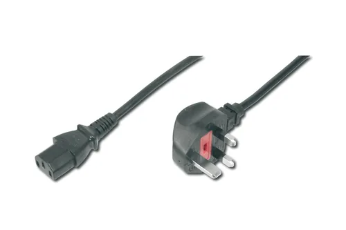 Digitus AK-440107-018-S Stromkabel Schwarz 1,8 m BS 1363 IEC C13