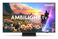 Philips TV 55PUS8600/12 55 4K QLED Ambilight TV, 2025 - Auflösung: 3840 x 2160 (Ultra HD 4K) - Bildschirmdiagonale: 55  - Tuner-Signal: DVB-S2 (Satellit) - DVB-T2 (terrestrisch) - Analog - DVB-C (Kabel) - HDMI Anschlüsse: 3 - Schnittstellen: RJ-45 (LAN) -