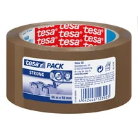 Tesa Packband strong 66m x 50mm braun 57168