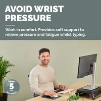 Fellowes Workplace Handgelenkauflage Breyta 320 mm Schwarz 1 Stück - Eingabegeräte: Tastatur
