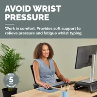 Fellowes Workplace Handgelenkauflage Breyta 470 mm Marineblau 1 Stück - Eingabegeräte: Tastatur