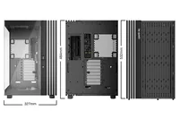 be quiet! PC-Gehäuse Light Base 900 DX Schwarz - Unterstützte Mainboards: XL-ATX - E-ATX - ATX - Micro-ATX - Mini-ITX - Detailfarbe: Schwarz - Anzahl Lüfterplätze: 10 - Sichtfenster: Ja - Netzteil vorinstalliert: Nein - Gehäuse Bauart: Mid-Tower