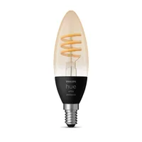 Philips Hue Leuchtmittel White Amb. Filament E14 Einzelpack - Lampensockel: E14 - Farbtemperatur Kelvin: 2200 bis 4500 K - Aussenanwendung: Nein - Gesamtleistung: 4.6 W - Leuchten Kategorie: Leuchtmittel - Lichtfarbe: Neutralweiss (NW) - Warmweiss (WW)