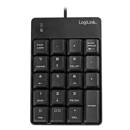 Logilink Keypad mit USB-A Anschluss schwarz