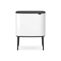 Brabantia Mülleimer Bo Touch Bin weiss, 11 + 23 L