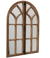 Boltze Spiegel Wilson 75 x 110 cm - Tiefe: 6 cm - Breite: 75 cm - Höhe: 110 cm - Detailmaterial: Glas - Holz - Metall - Grundmaterial: Glas - Holz - Metall