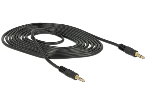 Delock Klinkenkabel 3,5 mm 3 Pin Stecker > Stecker 2 m schwarz