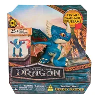 DreamWorks Dragons , How to Train Your Dragon, Roaring Minis Deadly Nadder, Interactive Toy with 25 Sounds, Kids Toys for Boys & Girls Ages 4 & up