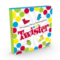Hasbro Gaming Partyspiel Twister - Sprache: Deutsch - Kategorie: Geschicklichkeitsspiel - Partyspiel - Altersempfehlung ab: 6 Jahren - Spieldauer: 15 min - Min. Anzahl Spieler: 2 - Max. Anzahl Spieler: 4