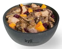 kyli Nassfutter Complete Menu Chicken, 150 g - Tierbedürfnis: Nieren & Harnwege - Nachhaltigkeit: Nicht angegeben - Lebensphase: Adult - Produkttyp: Alleinfutter - Packungsgrösse: 150 g - Fleischsorte: Huhn
