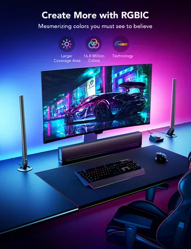 RGBIC Gaming Light Bars, LED-Leuchte