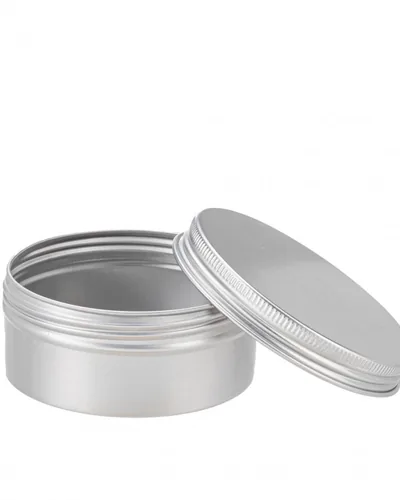 Glorex Dose und Verpackung Alu-Schraubdeckeldose 100 ml - Volumen: 100 ml - Detailfarbe: Silber - Vegane Kosmetik: Ja - Kosmetik Typ: Dose und Verpackung
