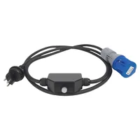 STEFFEN Verlängerungskabel GdV 3 x 1.5 mm2 T13-CEE16/3 2 m IP44 - Anzahl Leiter: 2 - Detailfarbe: Grau - Blau - Kinderschutz: Nein - Steckereigenschaften: Offen - Steckertyp Ausgang: T11 - Leiterquerschnitt: 1.5 mm²