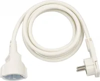Verlängerungskabel, 1x Winkel-Flachstecker