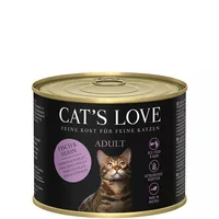 Cat's Love Nassfutter Adult Fisch & Huhn, 200 g - Tierbedürfnis: Haut & Fell - Lebensphase: Adult (1-7 Jahre) - Produkttyp: Alleinfutter - Packungsgrösse: 200 g - Fleischsorte: Fisch - Huhn - Tierart: Katze