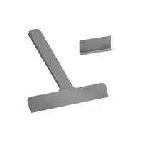 Zone Denmark Duschabzieher Ume Grau - Wischbreite: 24 cm - Faltbar: Nein - Detailfarbe: Grau - Detailmaterial: Silikon - Grundmaterial: Kunststoff - Aufhängevorrichtung: Ja