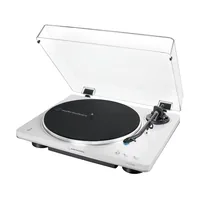 Audio-Technica Plattenspieler AT-LP70XBTBS Silber - Detailfarbe: Silber - Plattenspieler Antriebsart: Riemenantrieb - Platte Geschwindigkeit: 45 U/min - 33? U/min - Tonabnehmer: Dabei - Tonarm: J-Form - Anwender: Heimanwender
