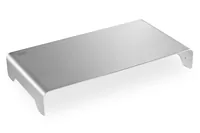 ALUMINIUM MONITOR RISER SLIM ALUMINIUM RISER SILVER