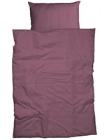 Nobilium Duvetbezug Oni 160 x 210 cm, Mauve - Eigenschaften: Keine Eigenschaft - Zertifikate: Keine Zertifizierung - Grösse: 160 x 210 cm - Motiv: Ohne Motiv - Detailfarbe: Mauve - Verschlusstyp: Reissverschluss