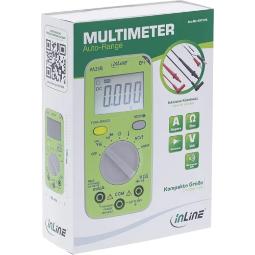 InLine 43117A multimeter Digital multimeter CAT III 600V
