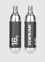 Topeak CO2-Patrone Threaded 16 g mit Gewinde - Ventiltyp: Keine - Pumpentyp: Kartuschenpumpe - Nachhaltigkeit: Nicht angegeben - Pumpe Eigenschaften: Druckablass - Sportart: Velo
