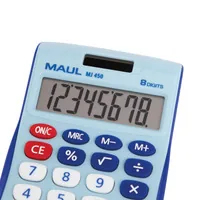 MAUL MJ 450 Taschenrechner Tasche Display-Rechner Blau