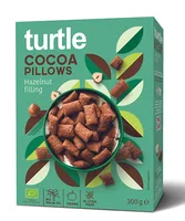 turtle Cocoa Pillows with Hazelnut Cream 300 g Riz soufflé
