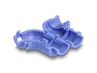 DELOCK Kabel Clips zum Abwinkeln 8 Stück blau