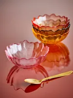 Bloomingville Kana Dessertschale 0,12 l Rund Glas Gemischte Farben 4 Stück(e)