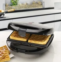 Clatronic ST/WA 3670 sandwich maker 800 W Black, Stainless steel
