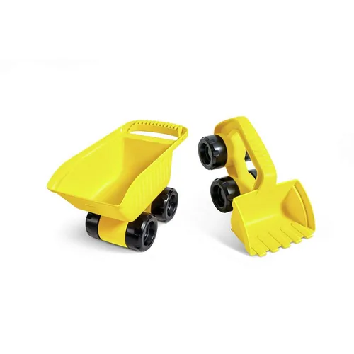 Hape Monster LKW-Duo 2 Teile - Altersempfehlung ab: 18 Monaten - Detailfarbe: Gelb - Anzahl Teile: 2 Teile - Eigenschaften: Keine Eigenschaft
