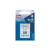 Prym Nähmaschinennadel Overlock Nr. 80-90 5 Stück - Verpackungseinheit: 5 Stück - Detailfarbe: Silber - Produkttyp: Nähmaschinennadel