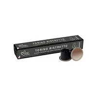 Italian Coffee Kaffeekapseln Torino Ristretto 10 Stück - Entkoffeiniert: Nein - Produktionsland: Italien - Packungsgrösse: 10 Stück - Geschmacksrichtung: Keine - Getränkeart: Ristretto - Latte Macchiato - Cappuccino - Espresso - Café Crème - Kaffeeart: Ne