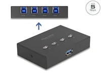 DeLOCK USB 5 Gbps Switch 4 PC to 1 device