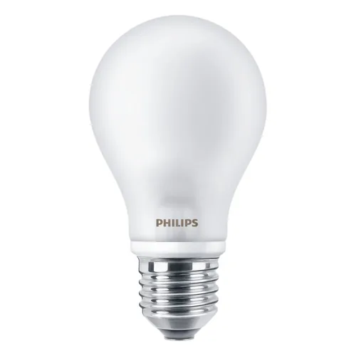 Philips Professional Lampe CorePro LEDBulb ND 7-60W E27 A60 827FR G - Energieeffizienzklasse: E - Lampensockel: E27 - Protokoll: Ohne - Smart Home: Nicht kompatibel - Farbtemperatur Kelvin: 2700 K - Gesamtleistung: 7 W