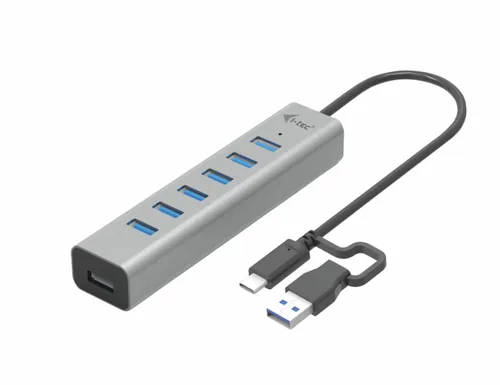 I-TEC USB-C -  Charging -  Metal -  HUB -  7 Port -  without power adapter