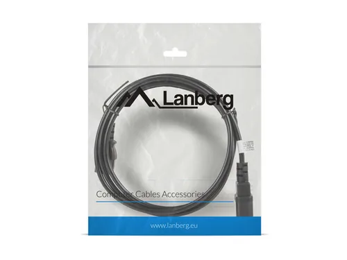 LANBERG IEC 320 C13->C14 1,8m VDE Stromkabel-Verlängerung sw