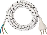 Brennenstuhl Anschlusskabel 3 m Offen-T12 - Anzahl Leiter: 3 - Detailfarbe: Weiss - Kinderschutz: Nein - Steckereigenschaften: Angespritzt - Steckertyp Ausgang: Offen - Leiterquerschnitt: 0.75 mm²