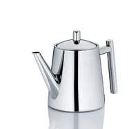 Kela Teebereiter Ancona 0.9 l, Silber - Material: Edelstahl 18/10 - Detailfarbe: Silber - Filtertyp: Filter - Fassungsvermögen: 0.9 l - Kompatible Kochfelder: Glaskeramik - Gas - Halogen