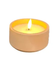 Dameco LED-Kerze Rosa - Betriebsart: Batteriebetrieb - Fernbedienung: Nein - Aussenanwendung: Ja - Höhe: 5.5 cm - Timerfunktion: Ja - Set: Ja
